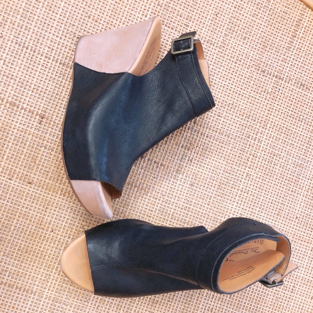 Kork-Ease Berit Wedge Sandals Black